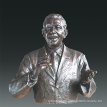 Grande Figura Estátua Psicólogo Maslow Bronze Escultura Tpls-087